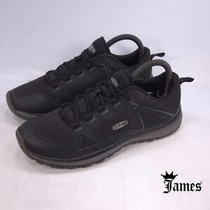 Keen Trekking Outdoor Hiking Lace Up Shoe Womens Size 7.5 1020769 Black